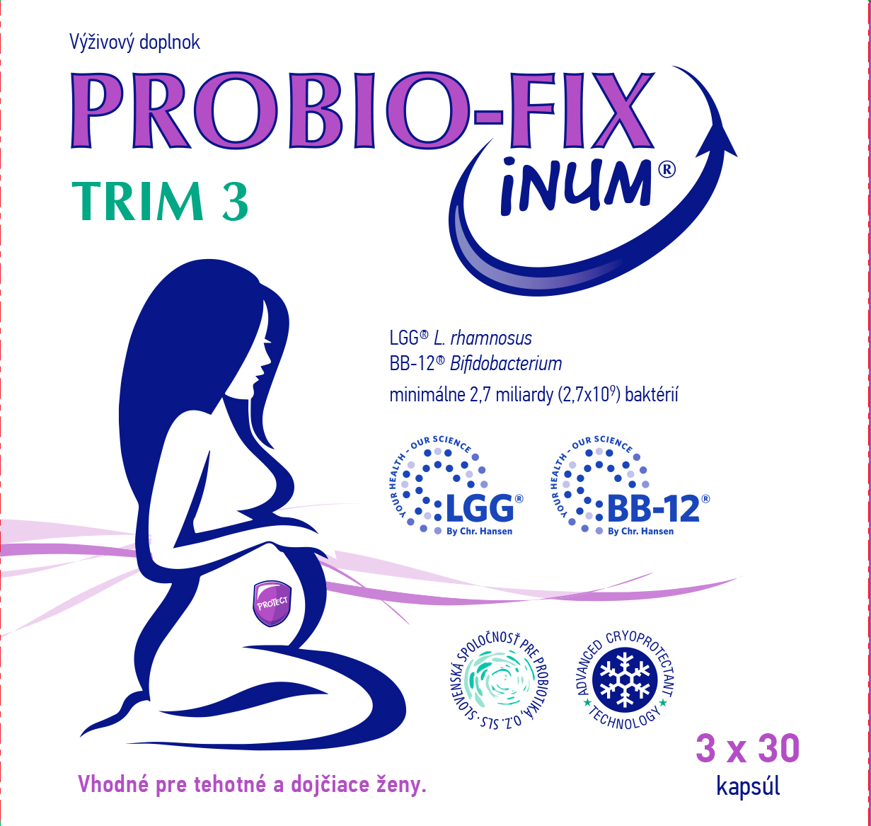 Probio-fix INUM® TRIM3 – pre tehotné a dojčiace ženy